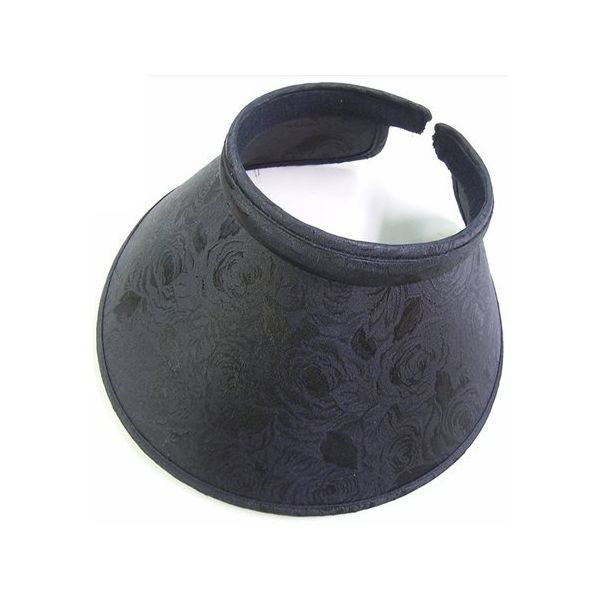 アズワン 大~きなつばの日除けバイザー バラ柄 65-1336-24 1個（直送品）