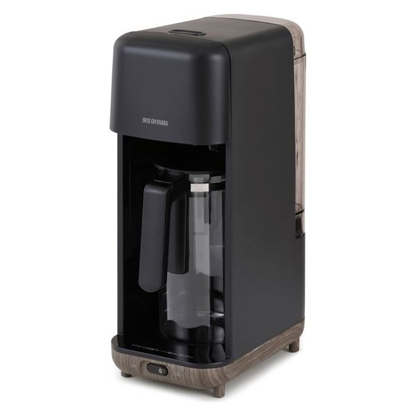 アイリスオーヤマ株式会社 ドリップ式コーヒーメーカー ブラック CMS-0800-B 1台（直送品）