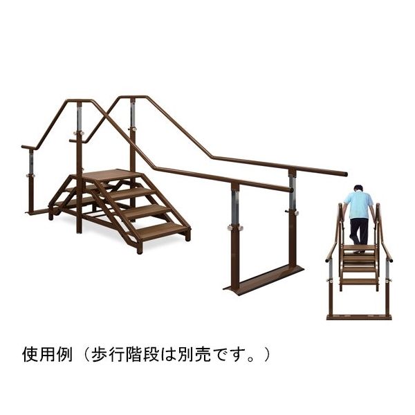 高田ベッド製作所 歩行階段付パラレル TB-1297 1個 65-3371-06（直送品）