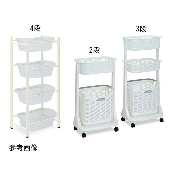 高田ベッド製作所 4段用脱衣カゴ ブルー TB-823-01 1個 65-3371-62（直送品）