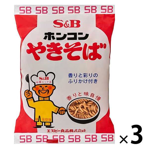 エスビー食品 S&B ホンコンやきそば 1セット（3食）