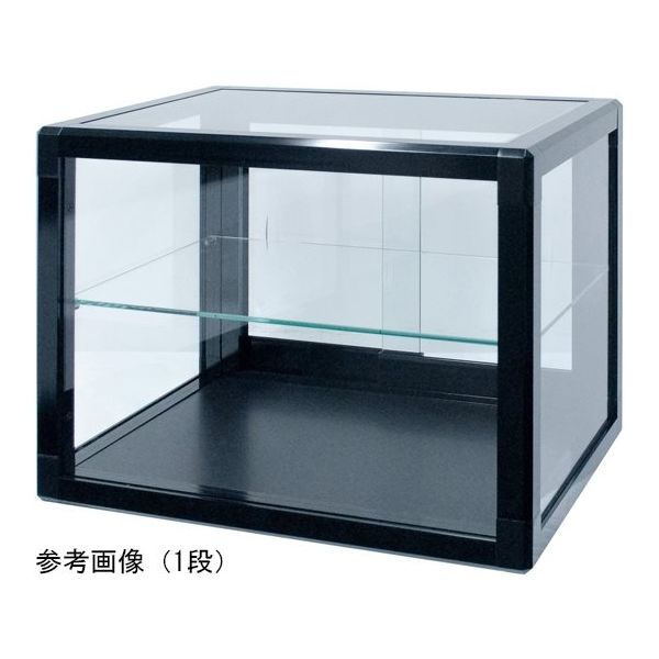 ハヤノ産業 EXCEED アップケース(鍵付き) ブラック×ブラック 600×310×641mm 3段 A60-364 BK 1台（直送品）