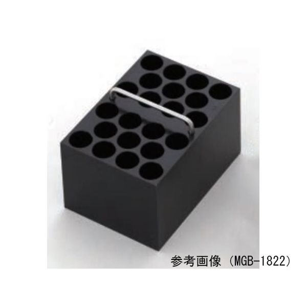 東京理化器械 レギュラーブロック MGB型 適用容器:外径24mm試験管 MGB-2412 1個 65-0567-11（直送品）