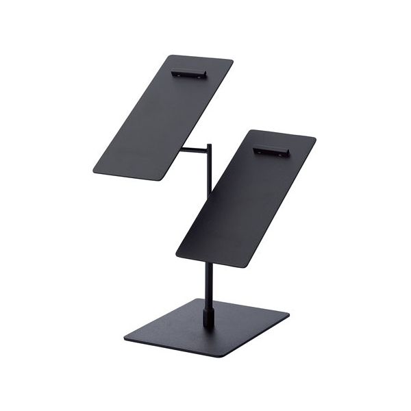アズワン スチール製靴立てダブル ブラック 65-0501-24 1個（直送品）