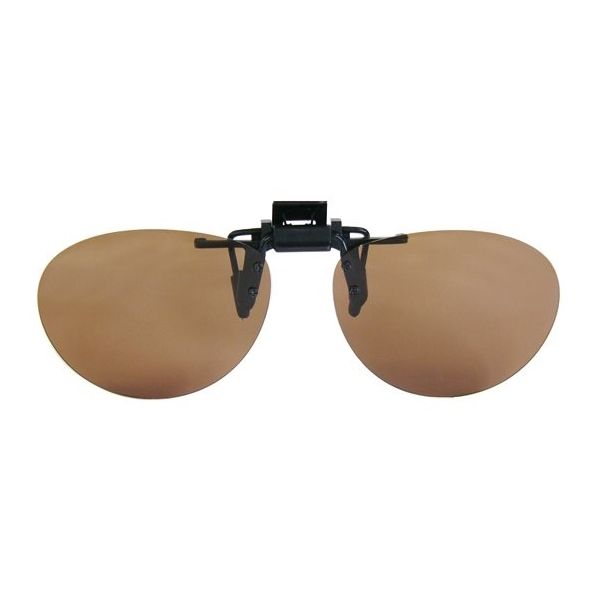 クリアー光学 眼鏡専用クリップサングラス 偏光レンズ CU-1V 1個 64-5277-94（直送品）