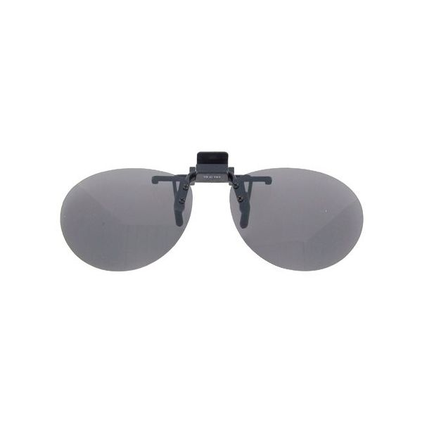 クリアー光学 眼鏡専用クリップサングラス 偏光レンズ CU-2V 1個 64-5277-98（直送品）