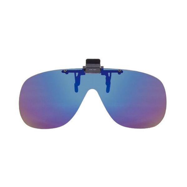 クリアー光学 眼鏡専用クリップサングラス 偏光レンズ(ミラーレンズ) CU-12 1個 64-5277-99（直送品）