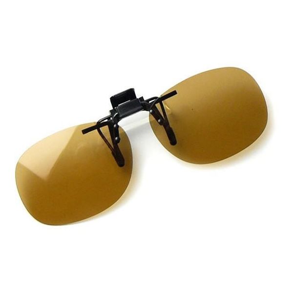 クリアー光学 眼鏡専用クリップサングラス 偏光レンズ 調光レンズ ST-15B 1個 64-5278-21（直送品）