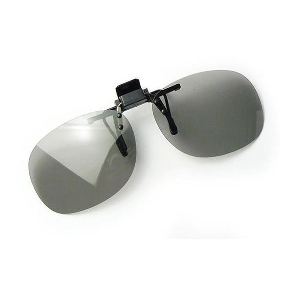 クリアー光学 眼鏡専用クリップサングラス 偏光レンズ 調光レンズ ST-15S 1個 64-5278-20（直送品）