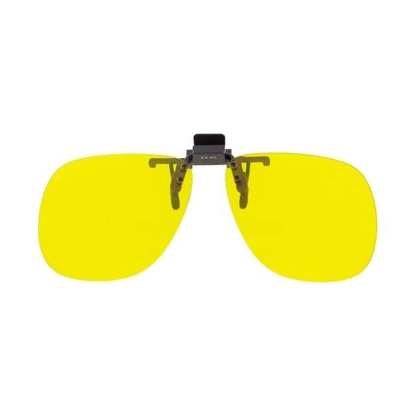 クリアー光学 眼鏡専用クリップサングラス UVカットレンズ（夜間用） CU-15 1個 64-5278-07（直送品）