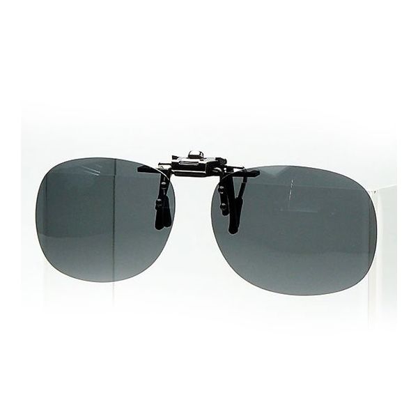 クリアー光学 眼鏡専用クリップサングラス 偏光レンズ PN-15S 1個 64-5278-16（直送品）