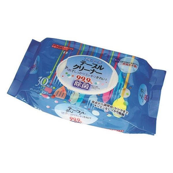 システムポリマー アルコールテーブルクリーナー30枚 ZATC-30F 20パック（直送品）