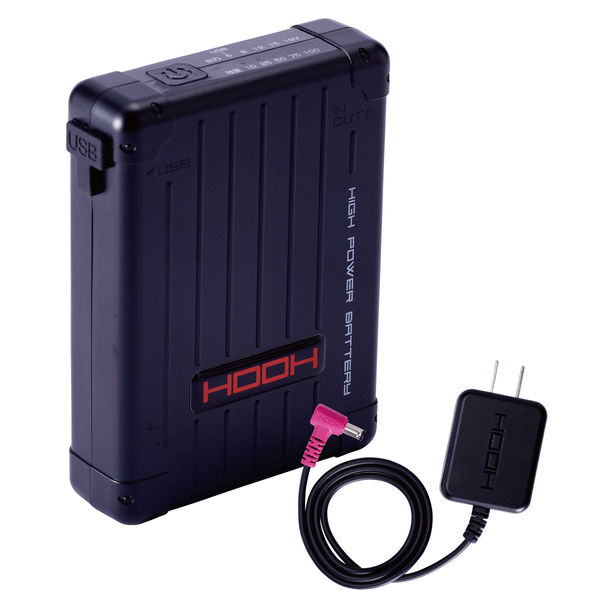HOOH 快適ウェア用バッテリーセット  V1901  ブラック    村上被服  1セット（直送品）