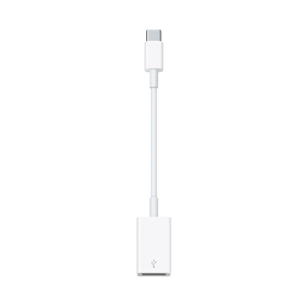 USB Type-C - USB-A変換アダプタ ホワイト 1個 Apple純正 - アスクル