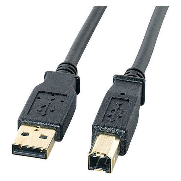 サンワサプライ USB2.0ケーブル(ブラック・3m) KU20-3BKHK2 1本