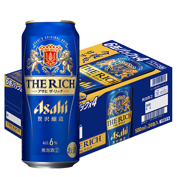 新ジャンル 第3のビール アサヒ ザ・リッチ 500ml 缶 1箱 （24本