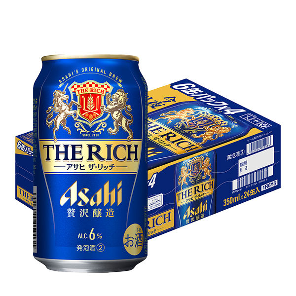 新ジャンル 第3のビール アサヒ ザ・リッチ 350ml 缶 1箱 （24本）