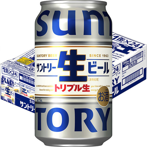 ビール 缶ビール サントリー生ビール 350ml 缶 1箱 （24本）