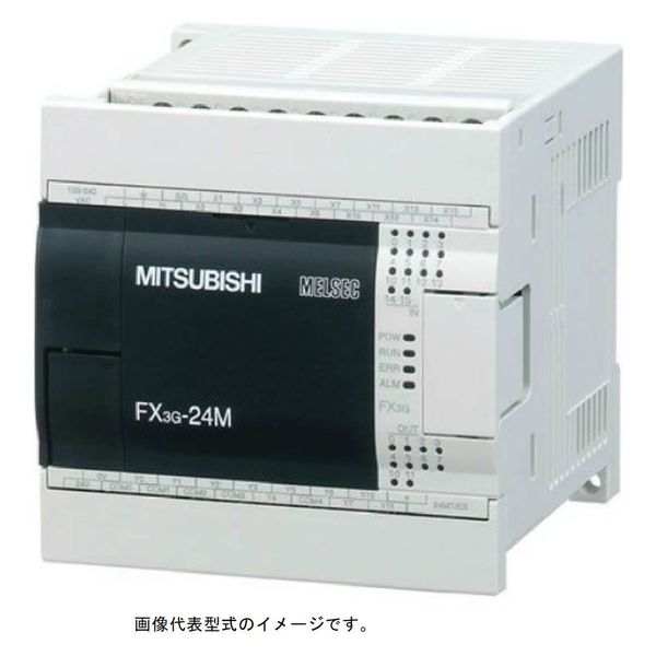 三菱電機 シーケンサ FX3G-24MT/ES 1個（直送品）