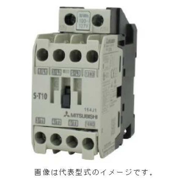 三菱電機 電磁接触器 S-T25 AC100V 1個（直送品） - アスクル