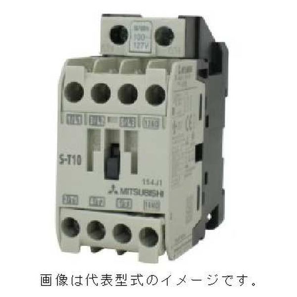 三菱電機 電磁接触器 S-T20 AC100V 1個（直送品） - アスクル