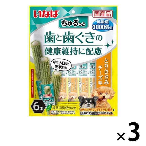 いなば ちゅるっと 歯と歯ぐきの健康維持に配慮 とりささみ チーズ味 6