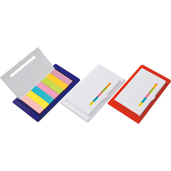 ナニワインターナショナル 【600袋セット】ケース入りカラフルふせんセット 23-3312-154（直送品）