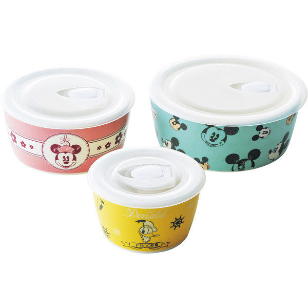 Tupperware正規品ディズニー保存容器セット（3色）