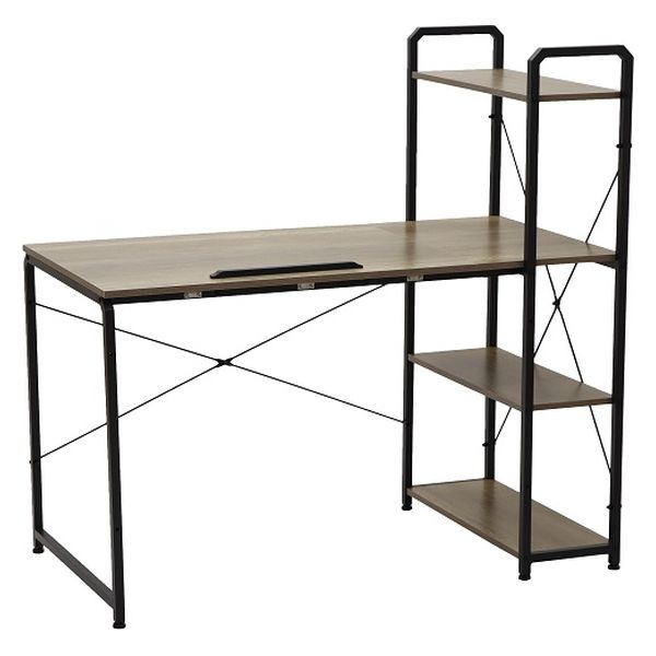 【軒先渡し】ヤマソロ アーキ(archi) 棚付き・天板可動デスク 幅1200×奥行640×高さ1175ｍｍ 82-639 1台（直送品） ヤマソロ アーキ archi 幅1200×奥行640×高さ1175ｍｍ