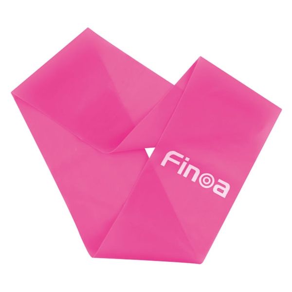 Finoa(フィノア) トレーニング用バンド シェイプリング フィットネス ピンク リング状 70cm 22181 1個（直送品）