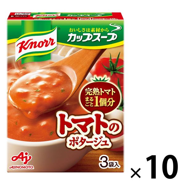 味の素　クノール カップスープ トマトのポタージュ 1セット（30食：3食入×10箱）