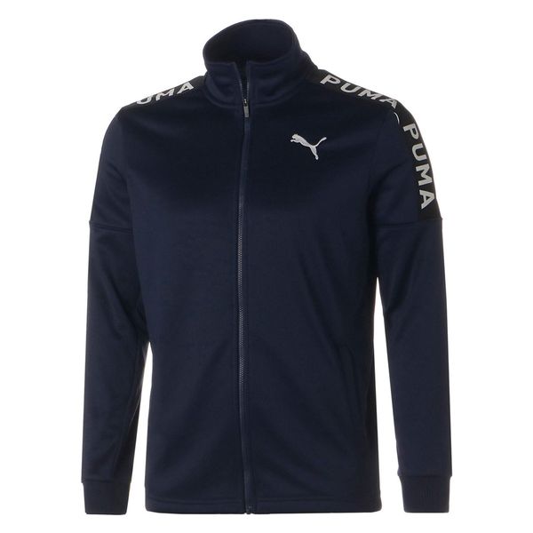 PUMA（プーマ） メンズ トレーニングウェア ニットジャケット（テープ） L プーマ　ネイビー 523551 1枚（直送品）