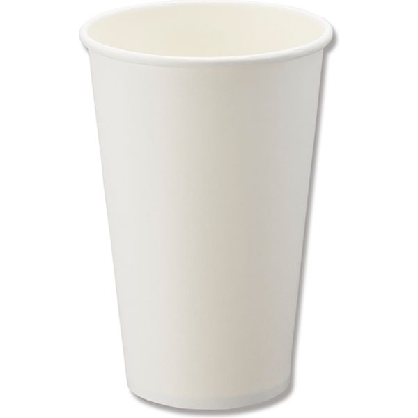 シモジマ ペーパーカップ　１６　ホワイト　アイス・ホット兼用 004535993 1袋（25個）