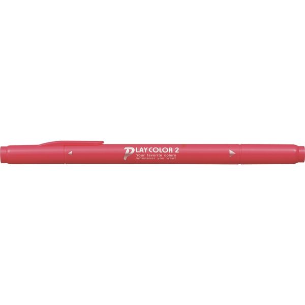 トンボ鉛筆 水性サインペンプレイカラー２　つつじ色 WS-TP62 1本