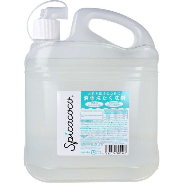 スピカコーポレーション スピカココ 液体 洗たく洗剤 詰替用 4Kg 4983074100448 1個