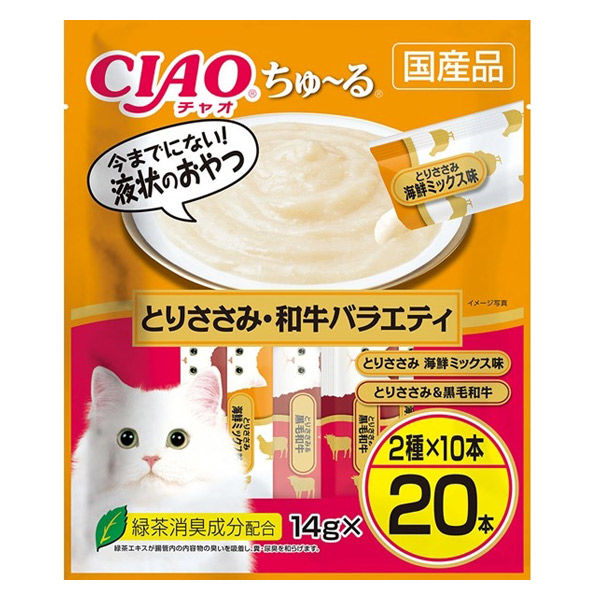 いなばペットフード チャオ CIAO ちゅーる とりささみ チキンミックス