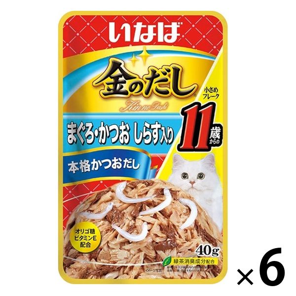 ねこのおやつ いなば 金のだし パウチ キャットフード 毛玉 40g×192袋