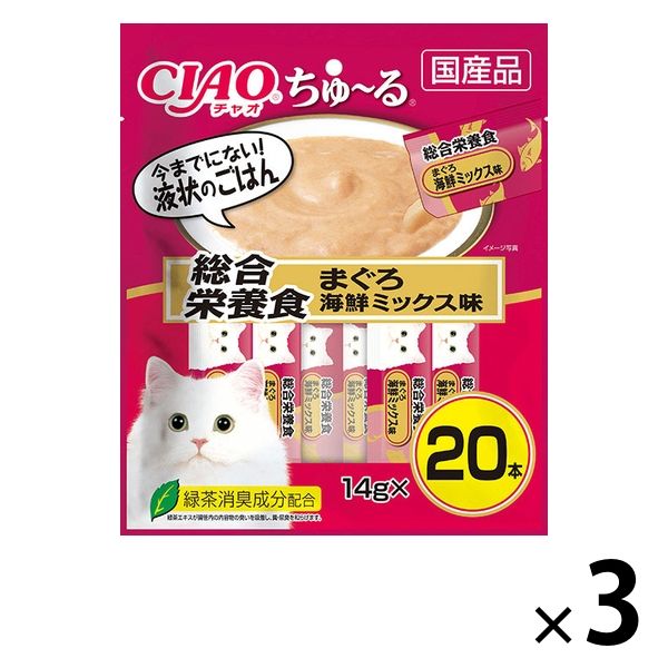 いなば CIAO チャオ ちゅーる 猫 まぐろ 海鮮ミックス味 総合