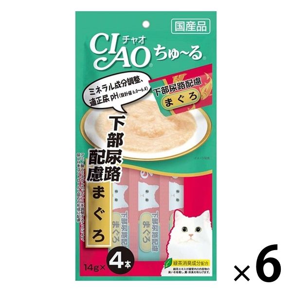 チャオ (CIAO) CIAOちゅーる 下部尿路配慮 まぐろ 14g×4本