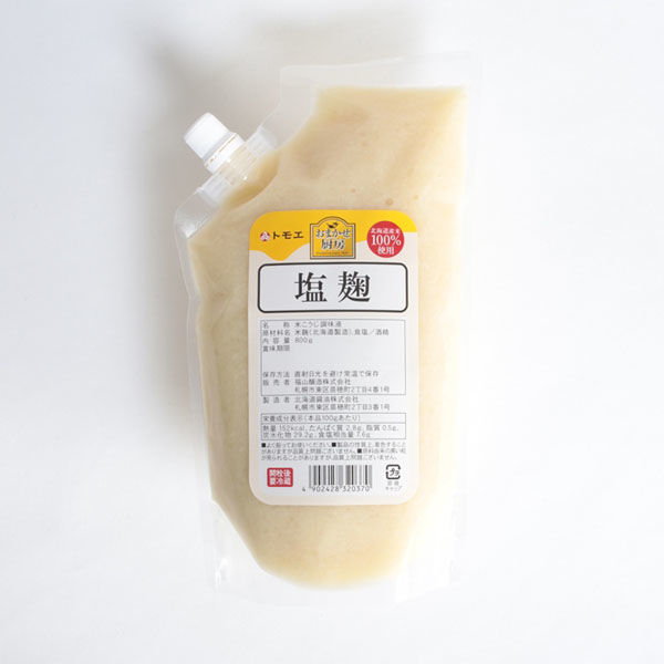 福山醸造 トモエ　業務用塩麹　パウチ　８００ｇ 30201371 6個（直送品）