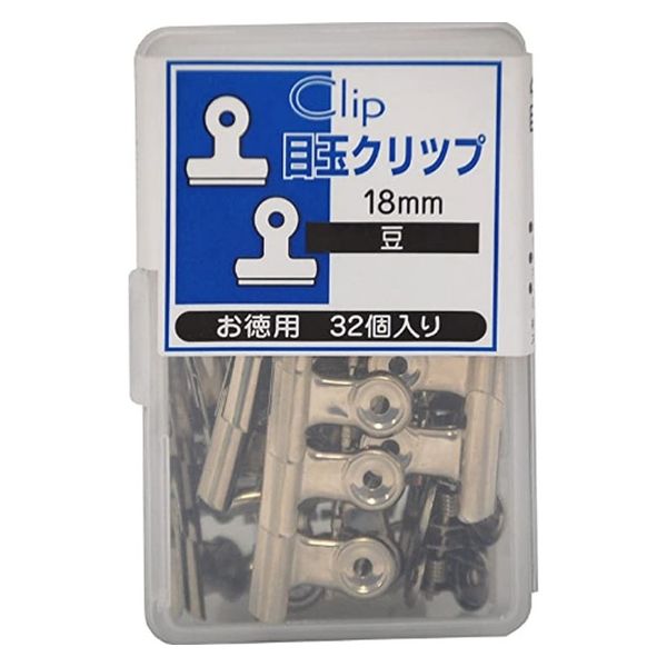 日本クリノス 目玉クリップ徳用　豆 Mクリ5-SC 5セット（直送品）