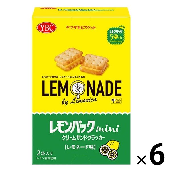 レモンパックミニ レモネード味 6個 ヤマザキビスケット ビスケット クッキー
