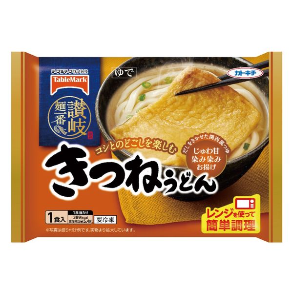Amazon.co.jp: [冷凍] テーブルマーク 讃岐麺一番 きつねうどん 283g×8袋 : 食品・飲料・お酒