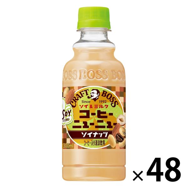 サントリー クラフトボス コーヒーニューニュー ソイナッツ 300ml 1セット（48本）