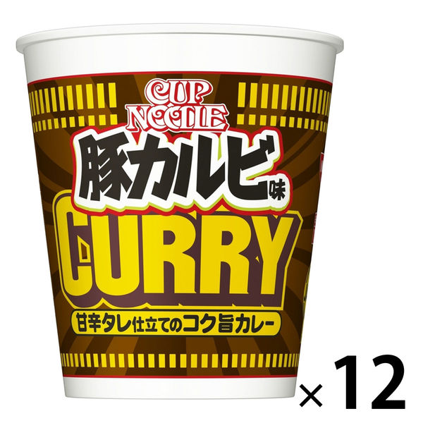 日清食品 カップヌードル 豚カルビ味カレー ビッグ 1セット（12個）