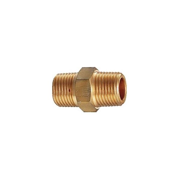 カクダイ 砲金ニップル 6128ー20 6128-20 1セット(10個)（直送品