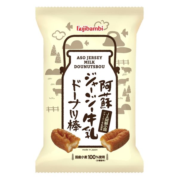 フジバンビ 阿蘇ジャージ-牛乳ドーナツ棒 5袋（8本入×5）
