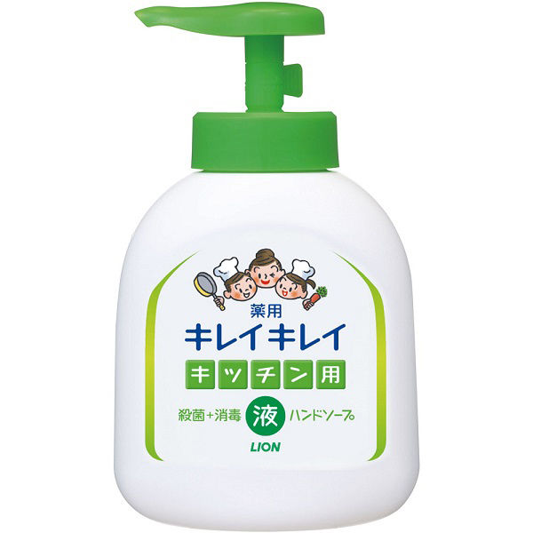 キレイキレイ 薬用キッチンハンドソープ 本体250ml×5本 【液体タイプ 