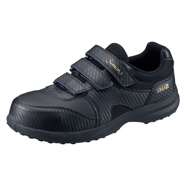 シモン 安全作業靴 JSAA規格 プロスニーカー 耐滑 先芯 作業靴 - 安全靴