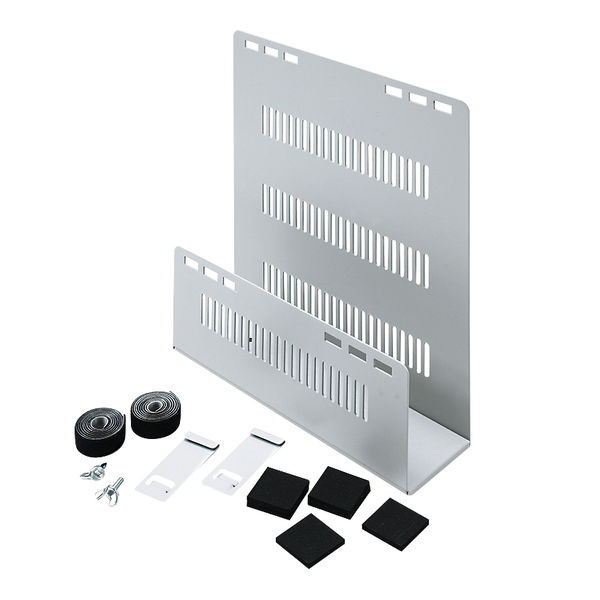 サンワサプライ Aデスク用CPUスタンド 幅98～133×奥行320×高さ458mm ALD-CPU1N 1個（直送品）